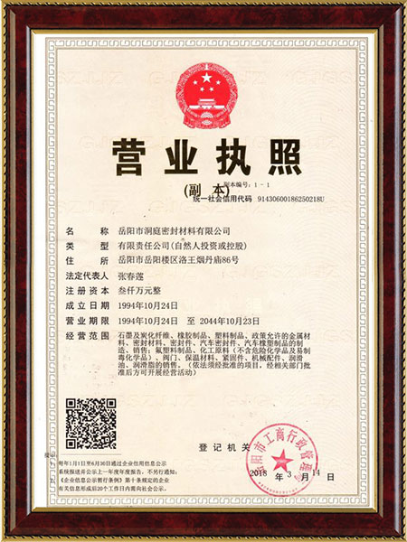 岳陽市洞庭密封材料有限公司,岳陽密封件系列產(chǎn)品生產(chǎn)銷售